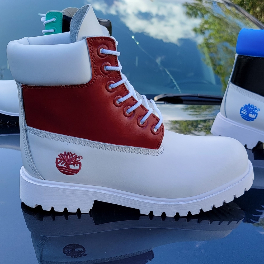 Timberland boots two tones Custom Waterproof